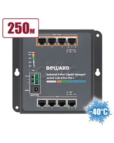 Коммутатор с PoE Beward STWP-08HP4 в Электростали Коммутаторы Pintop.ru