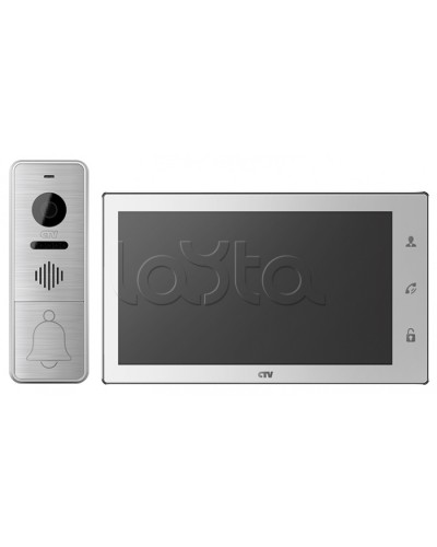 Комплектвидеодомофона CTV-DP4706AHD (белый) в Электростали Комплекты домофонов Pintop.ru