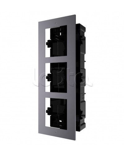 Рамка для врезного монтажа на 3 модуля CTV-IP-UF3F в Электростали Аксессуары для IP домофонов Pintop.ru