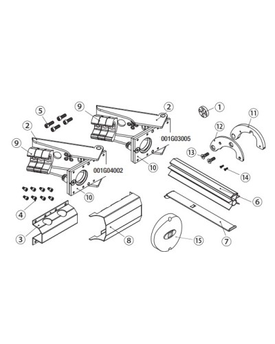 Рычаги F500 без крепления Came 119RID185 в Электростали Запчасти для шлагбаумов и автоматики Pintop.ru