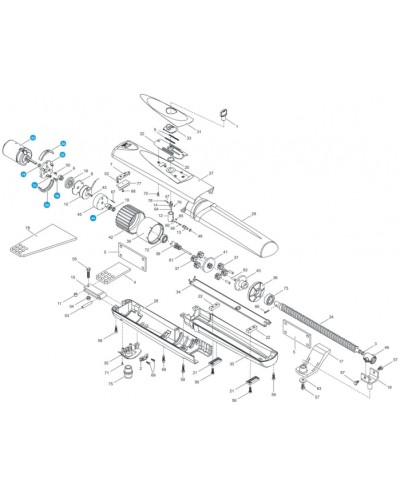 Крышка кожуха винта OPP001 Came 119RID416 в Электростали Запчасти для шлагбаумов и автоматики Pintop.ru
