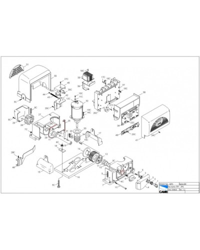 Корпус RE432 Came 119RIR145 в Электростали Запчасти для шлагбаумов и автоматики Pintop.ru