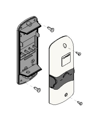 Корпус приемника DTA01 DTA02 DBS01 DBS02 Came 119RIR256 в Электростали Запчасти для шлагбаумов и автоматики Pintop.ru