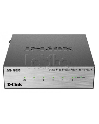 Коммутатор 5-портовый D-Link DES-1005D/O2B в Электростали Коммутаторы Pintop.ru