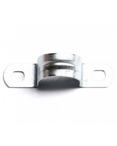 Держатель оцинкованный двусторонний д.63мм 53362ДКС в Электростали Держатели, клипсы, скобы Pintop.ru