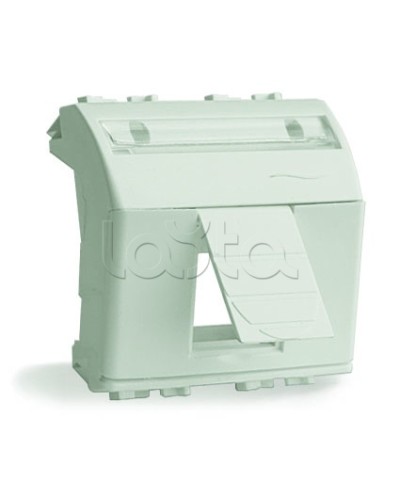 Адаптер для информационных разъемов Keystone, белый, 2 мод DKC 76613B в Электростали Аксессуары для кабель-канала Pintop.ru