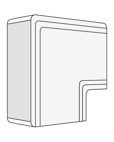 Угол плоский 40x40 NPAN DKC 01738 в Электростали Аксессуары для кабель-канала Pintop.ru
