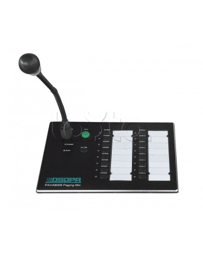 Консоль микрофонная DSPPA PAVA-8008 в Электростали Система оповещения и трансляции Dsppa Pintop.ru