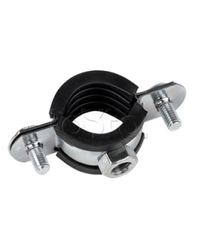 Хомут стальной 1 1/2 (47-52 мм), с уплотнителем EKF (hsu1112) в Электростали Крепежные изделия Pintop.ru