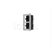Рамка монтажная на 2 модуля Hikvision DS-KD-ACF2/S