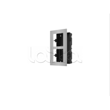 Рамка монтажная на 2 модуля Hikvision DS-KD-ACF2/S