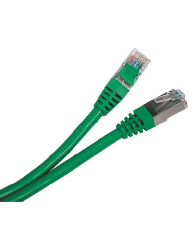 Патч-корд экранированный Hyperline PC-LPM-STP-RJ45-RJ45-C5e-0.5M-LSZH-GN в Электростали Патчкорды (медные) Pintop.ru