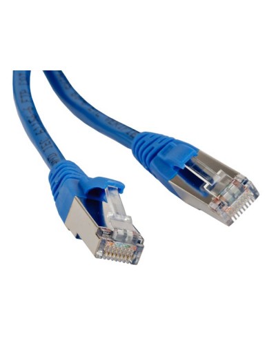 Патч-корд экранированный Hyperline PC-LPM-STP-RJ45-RJ45-C5e-15M-LSZH-BL в Электростали Патчкорды (медные) Pintop.ru