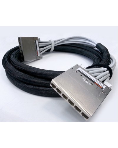 Сборка кабельная претерминированная Hyperline PPTR-CT-CSS/C6S-D-CSS/C6S-LSZH-7M-GY в Электростали Аксессуары для стоек и шкафов Pintop.ru