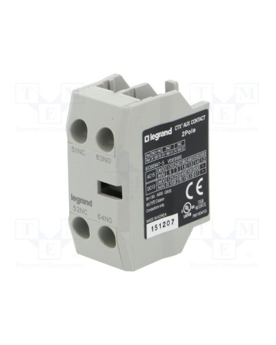 Блок вспомогательных контактов Legrand 416850 в Электростали Дополнительное оборудование для сетей Pintop.ru