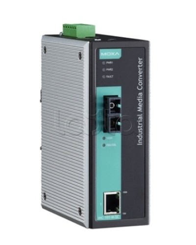 Медиаконвертер Ethernet 10/100BaseTX в 100BaseFX (SC) Moxa IMC-101-S-SC-T в Электростали Дополнительное оборудование для ОПС Pintop.ru