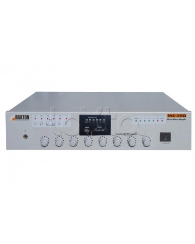 Микшер-усилитель ROXTON MZ-360 в Электростали Система оповещения и трансляции Roxton Pintop.ru