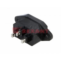 Гнездо сетевое на корпус (25шт/упак) REXANT 11-0002