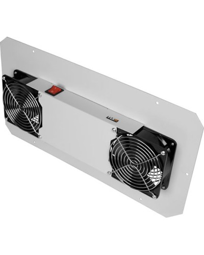 Панель вентиляционная с 2 вентиляторами TLK TLK-FAN2-GY в Электростали Вентиляторные модули Pintop.ru