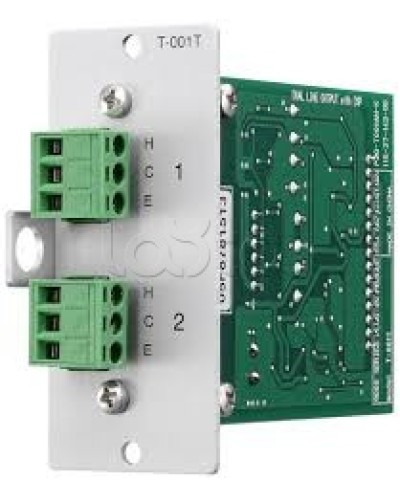 Модуль выходной 2-mic/line с DSP-процессором TOA T-001T в Электростали Системы оповещения и трансляции TOA Pintop.ru