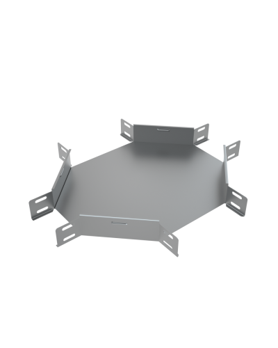 Х-разветвитель 50х200 мм КМ-Профиль (XD50-200) в Электростали Аксессуары для лотков Pintop.ru