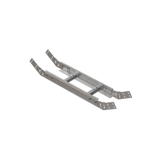 Вертикальный шарнирный угол 80х700х1,2 мм HD85 N КМ-профиль (LSHL80-700-1.2 HD85 N)